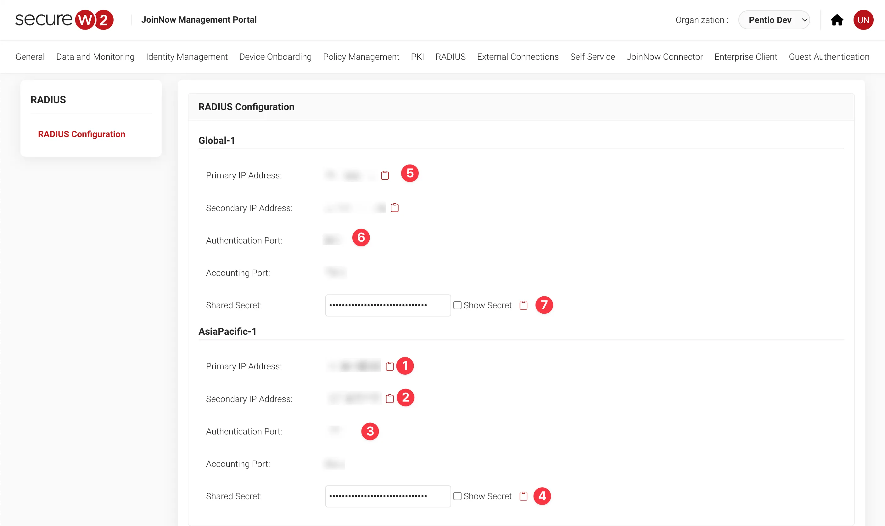 Cisco Meraki MSの設定画像